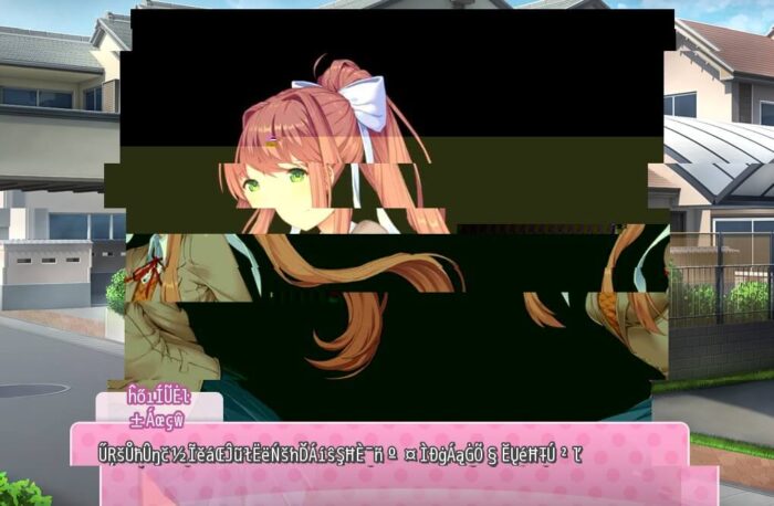 ドキドキ文芸部（DDLC）2周目の画面異常2