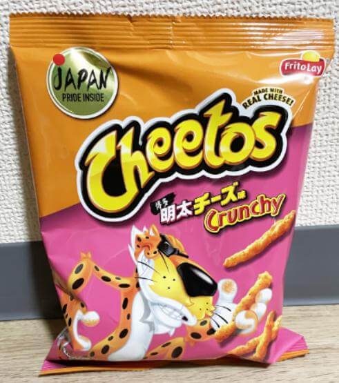 チートス　博多明太チーズ味のパッケージ